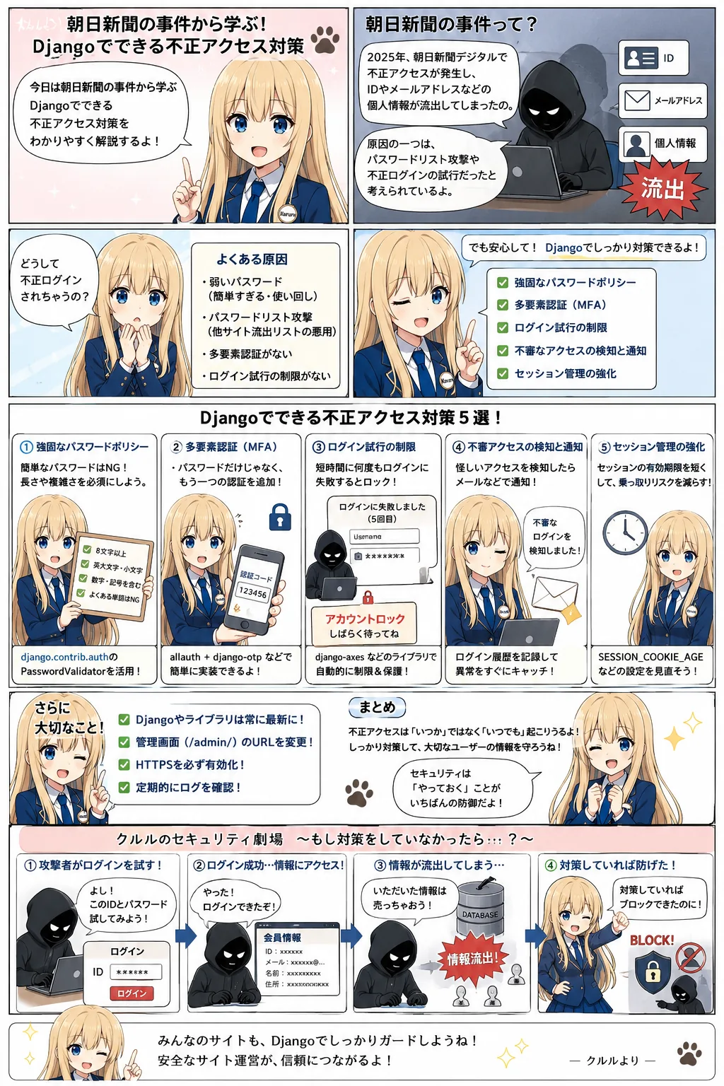 バンダイチャンネル不正アクセスから学ぶ：Django / django-allauthの退会・メール変更API対策